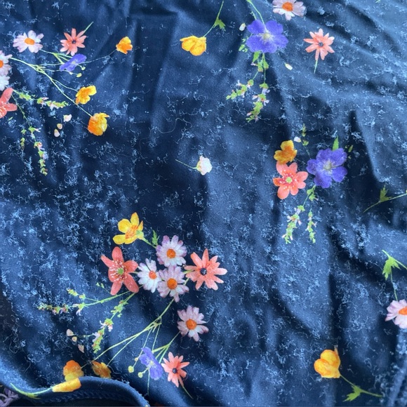 Cupshe Women Navy Floral Swimsuit One Piece Size XL - Picture 7 of 12